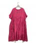 nest Robe (ネストローブ) リネン天然染め ラウンド切り替え2wayワンピース ピンク サイズ:F：13000円