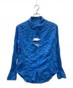 Yohji Yamamoto pour hommeヨウジヤマモト プールオム）の古着「ワッシャーシャツ」｜ブルー