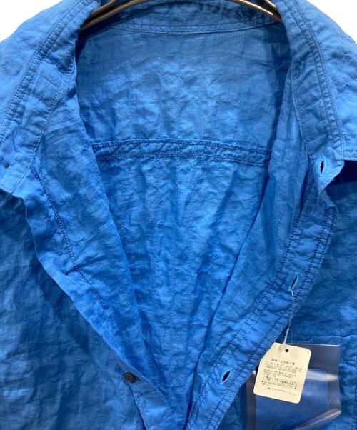 Yohji Yamamoto pour homme（ヨウジヤマモト プールオム）Yohji Yamamoto pour homme (ヨウジヤマモト プールオム) ワッシャーシャツ ブルー サイズ:4の古着・服飾アイテム