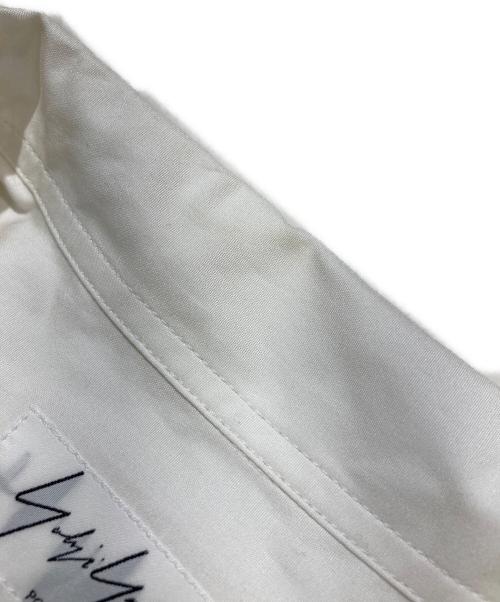 Yohji Yamamoto pour homme（ヨウジヤマモト プールオム）Yohji Yamamoto pour homme (ヨウジヤマモト プールオム) パッチデザインシャツ ホワイト サイズ:4の古着・服飾アイテム