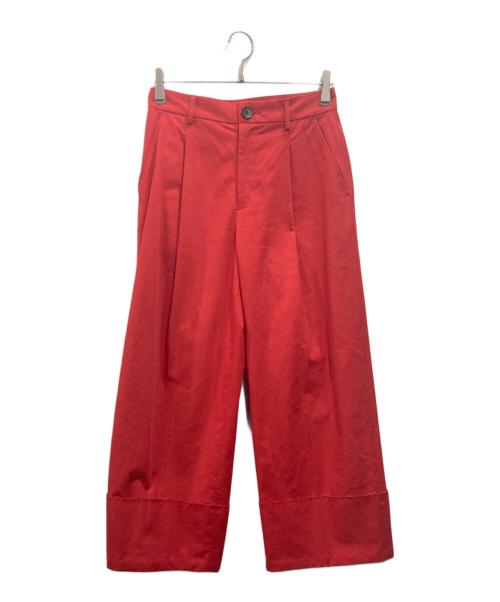 Ron Herman（ロンハーマン）Ron Herman (ロンハーマン) リネン混ワイドパンツ レッド サイズ:Ｓの古着・服飾アイテム