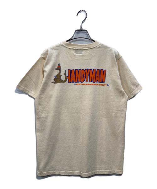 Pherrow's（フェローズ）PHERROW'S (フェローズ) プリントTシャツ アイボリー サイズ:Lの古着・服飾アイテム