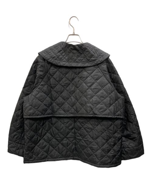KUMIKYOKU（クミキョク）KUMIKYOKU (クミキョク) 洗える中綿2WAYキルト コート ブラック サイズ:7(17)の古着・服飾アイテム