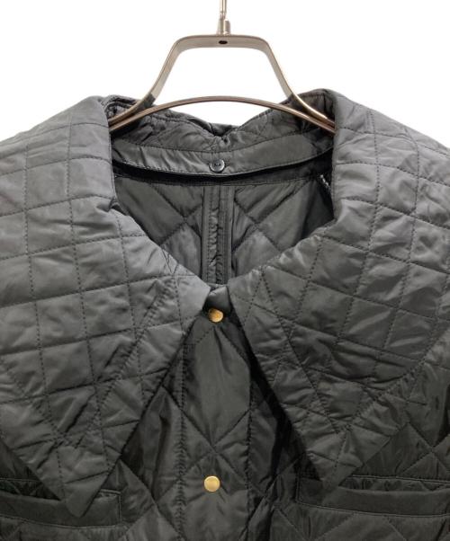 KUMIKYOKU（クミキョク）KUMIKYOKU (クミキョク) 洗える中綿2WAYキルト コート ブラック サイズ:7(17)の古着・服飾アイテム