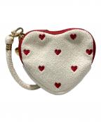 FEILERフェイラー）の古着「LOVERARY ハートポーチ」｜アイボリー