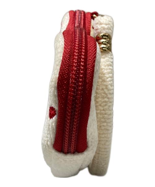 FEILER（フェイラー）FEILER (フェイラー) LOVERARY ハートポーチ アイボリーの古着・服飾アイテム