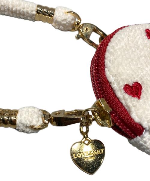 FEILER（フェイラー）FEILER (フェイラー) LOVERARY ハートポーチ アイボリーの古着・服飾アイテム