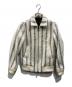 Saturdays NYC（サタデーズ ニューヨーク）の古着「シャギーストライプジャケット」｜アイボリー