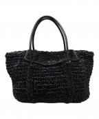 ANTEPRIMAアンテプリマ）の古着「ワイヤーターンロックハンドバッグ」｜ブラック