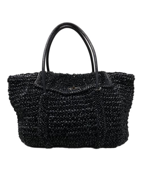 ANTEPRIMA（アンテプリマ）ANTEPRIMA (アンテプリマ) ワイヤーターンロックハンドバッグ ブラックの古着・服飾アイテム