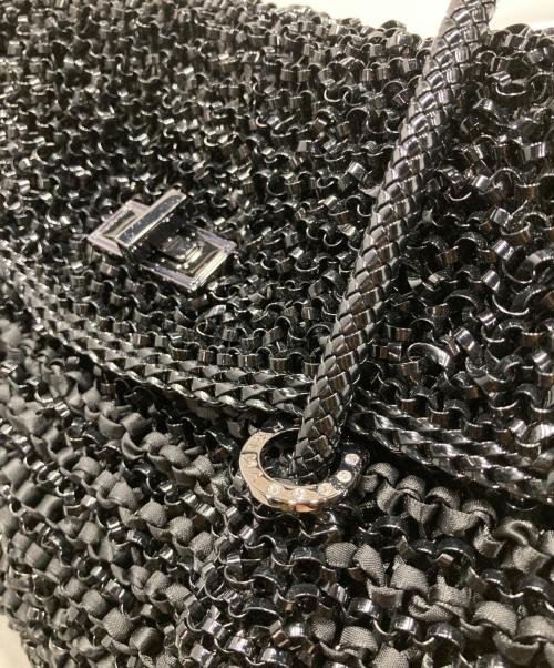 ANTEPRIMA（アンテプリマ）ANTEPRIMA (アンテプリマ) ワイヤーターンロックハンドバッグ ブラックの古着・服飾アイテム