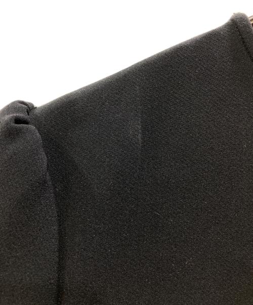 YOKO CHAN（ヨーコチャン）YOKO CHAN (ヨーコチャン) バックVオーガンジードレス ブラック サイズ:40の古着・服飾アイテム