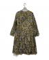 'S Max Mara (エスマックスマーラ) フラワー総柄ブラウスワンピース カーキ サイズ:36：8000円