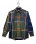 Barbour（バブアー）の古着「ラージ タータンチェック レギュラーカラー シャツ」｜ネイビー×グリーン