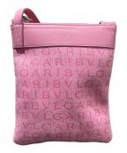 BVLGARIブルガリ）の古着「ロゴマニア ポシェット」｜パープル