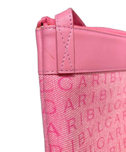 BVLGARI（ブルガリ）BVLGARI (ブルガリ) ロゴマニア ポシェット パープルの古着・服飾アイテム