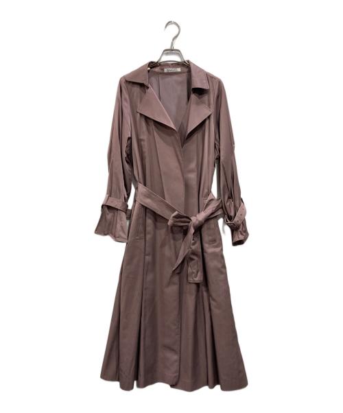 Snidel（スナイデル）Snidel (スナイデル) Sustainableグロストレンチコート パープル サイズ:Freeの古着・服飾アイテム