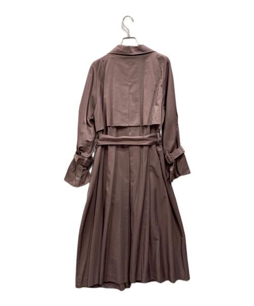 Snidel（スナイデル）Snidel (スナイデル) Sustainableグロストレンチコート パープル サイズ:Freeの古着・服飾アイテム