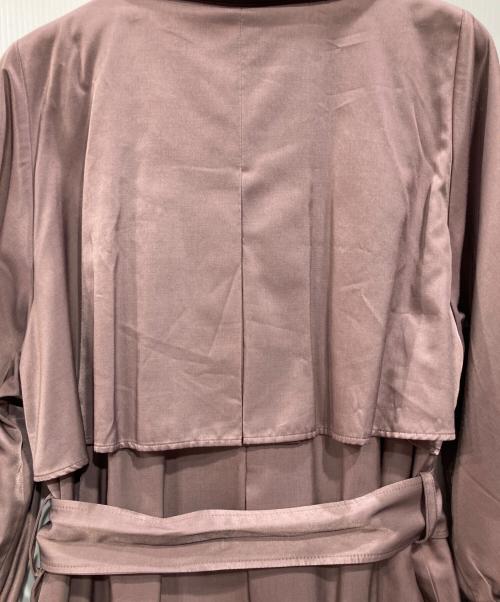 Snidel（スナイデル）Snidel (スナイデル) Sustainableグロストレンチコート パープル サイズ:Freeの古着・服飾アイテム