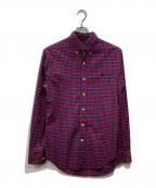 RALPH LAURENラルフローレン）の古着「チェックBDシャツ」｜レッド×ブルー