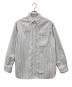 nanamica（ナナミカ）の古着「Button Down Stripe Wind Shirt」｜グレー