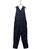 universal tissuユニバーサルティシュ）の古着「リネンオーバーオール」｜ネイビー