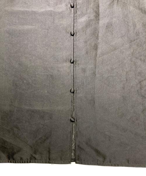 anuans（アニュアンス）anuans (アニュアンス) ドレープネックシアーブラウス チャコールグレー サイズ:Fの古着・服飾アイテム