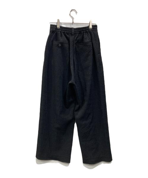 MAISON SPECIAL（メゾンスペシャル）MAISON SPECIAL (メゾンスペシャル) ポコポコ2タックインタックワイドパンツ ブラック サイズ:00の古着・服飾アイテム