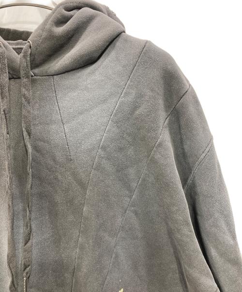 MAISON SPECIAL（メゾンスペシャル）MAISON SPECIAL (メゾンスペシャル) Three-Dimensional Prime-Over Cutting Weathered Hoodie グレー サイズ:1の古着・服飾アイテム