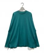 MAISON SPECIALメゾンスペシャル）の古着「リブカットソー」｜グリーン