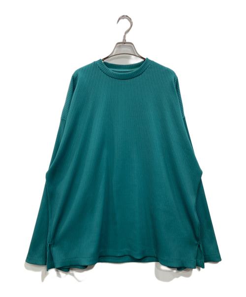 MAISON SPECIAL（メゾンスペシャル）MAISON SPECIAL (メゾンスペシャル) リブカットソー グリーン サイズ:1の古着・服飾アイテム