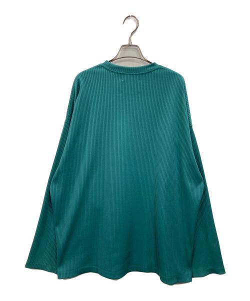 MAISON SPECIAL（メゾンスペシャル）MAISON SPECIAL (メゾンスペシャル) リブカットソー グリーン サイズ:1の古着・服飾アイテム