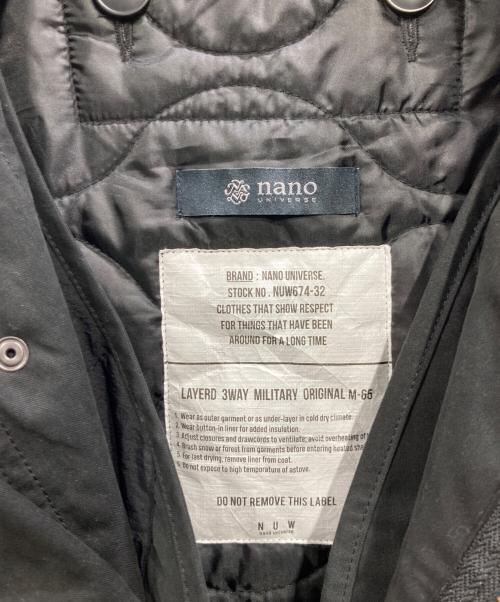 nano・universe（ナノ・ユニバース）nano・universe (ナノ・ユニバース) 3way ショートモッズ ブラック サイズ:Ｍの古着・服飾アイテム