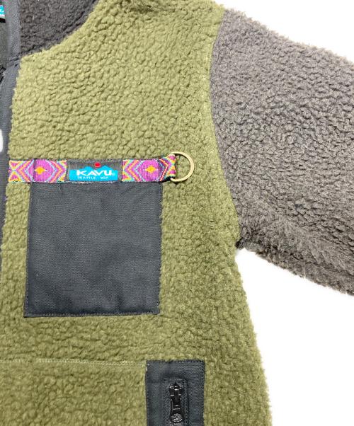 KAVU（カブー）KAVU (カブー) ボアジャケット マルチカラー サイズ:SMALLの古着・服飾アイテム