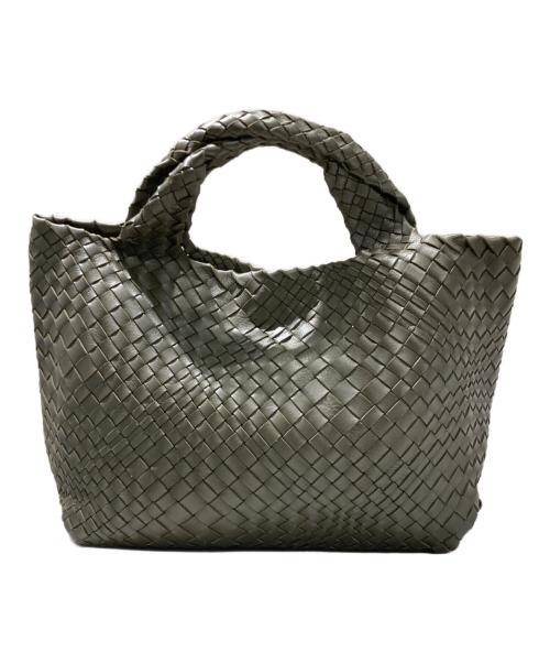 FALORNI（ファロルニ）FALORNI (ファロルニ) メッシュレザーバッグ グリーンの古着・服飾アイテム