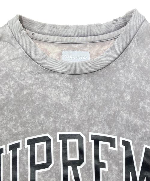 SUPREME（シュプリーム）SUPREME (シュプリーム) Acid Wash Arc Logo L/S Tee グレー サイズ:Mの古着・服飾アイテム