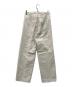 DES PRES (デ プレ) コットンリネンハイカウントクロス ハイウエストパンツ ベージュ サイズ:36：4000円