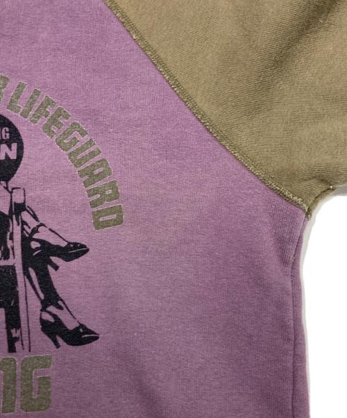 Hysteric Glamour（ヒステリックグラマー）Hysteric Glamour (ヒステリックグラマー) ラグランスウェット パープル サイズ:Freeの古着・服飾アイテム