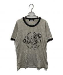 Hysteric Glamour（ヒステリックグラマー）の古着「リンガーTシャツ」｜グレー