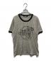Hysteric Glamour（ヒステリックグラマー）の古着「リンガーTシャツ」｜グレー