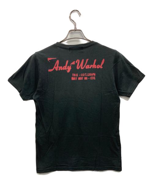 Andy Warhol by HYSTERIC GLAMOUR（アンディーウォーホルバイヒステリックグラマー）Andy Warhol by HYSTERIC GLAMOUR (アンディーウォーホルバイヒステリックグラマー) プリントTシャツ ブラック サイズ:Sの古着・服飾アイテム