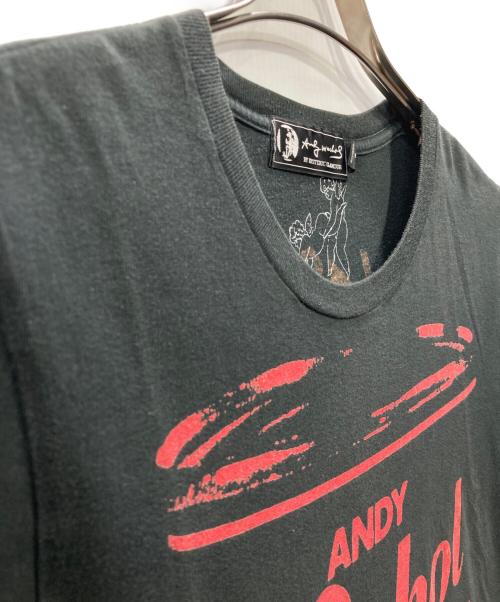Andy Warhol by HYSTERIC GLAMOUR（アンディーウォーホルバイヒステリックグラマー）Andy Warhol by HYSTERIC GLAMOUR (アンディーウォーホルバイヒステリックグラマー) プリントTシャツ ブラック サイズ:Sの古着・服飾アイテム