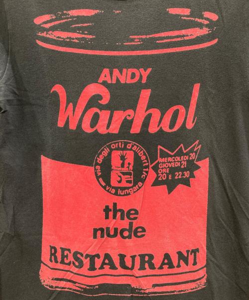 Andy Warhol by HYSTERIC GLAMOUR（アンディーウォーホルバイヒステリックグラマー）Andy Warhol by HYSTERIC GLAMOUR (アンディーウォーホルバイヒステリックグラマー) プリントTシャツ ブラック サイズ:Sの古着・服飾アイテム