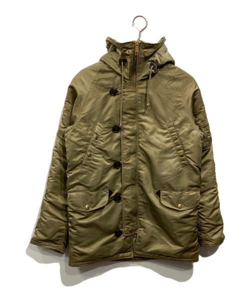 ALPHA（アルファ）ALPHA (アルファ) CIAOPANIC TYPY (チャオパニックティピー) 別注N-3Bジャケット カーキ サイズ:Mの古着・服飾アイテム