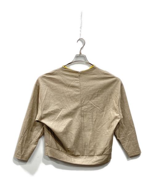 ebure（エブール）EBURE (エブール) ウールブラウス ベージュ サイズ:38の古着・服飾アイテム