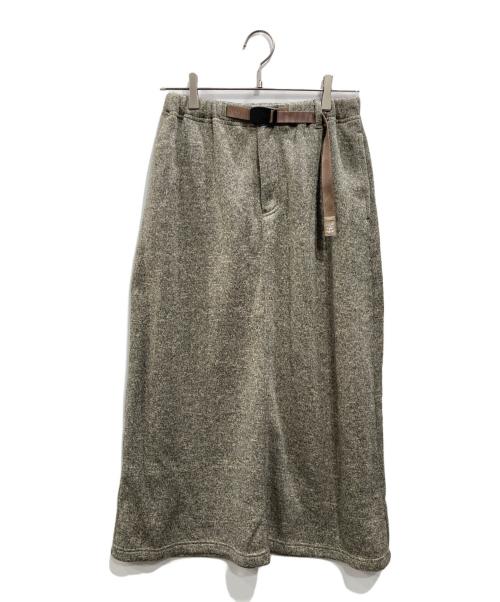 GRAMICCI（グラミチ）GRAMICCI (グラミチ) ニットスカート カーキ サイズ:Mの古着・服飾アイテム