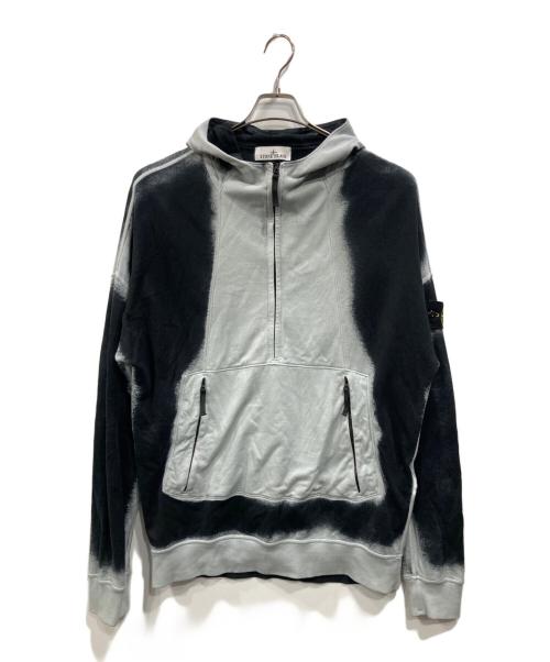 STONE ISLAND（ストーンアイランド）STONE ISLAND (ストーンアイランド) ハーフジップパーカー グレー サイズ:XLの古着・服飾アイテム
