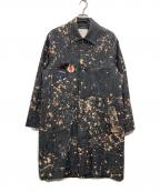 song for the muteソングフォーザミュート）の古着「バッジデザインコート」｜ブラック