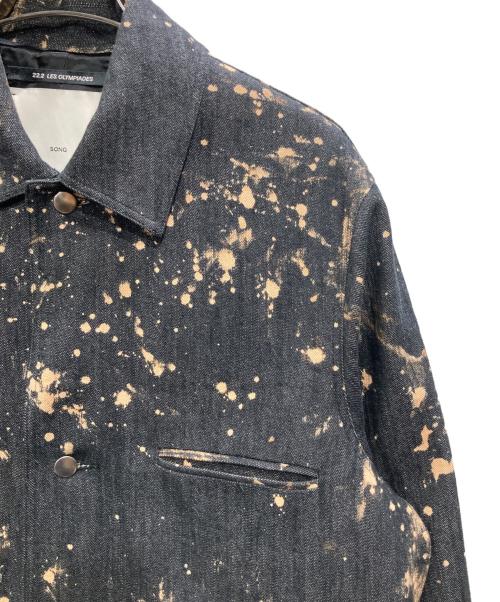 song for the mute（ソングフォーザミュート）Song for the Mute (ソングフォーザミュート) バッジデザインコート ブラック サイズ:46の古着・服飾アイテム