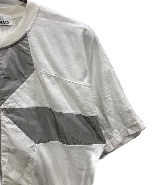 STONE ISLAND（ストーンアイランド）STONE ISLAND (ストーンアイランド) ナイロンメタルコンパスT ホワイト サイズ:Ｓの古着・服飾アイテム
